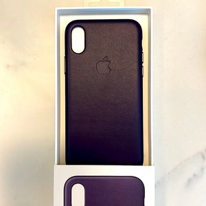Apple iPhone X Leather Case - BRAND NEW